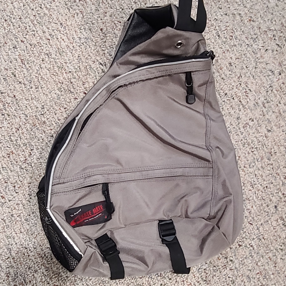 Gray Sling Bag